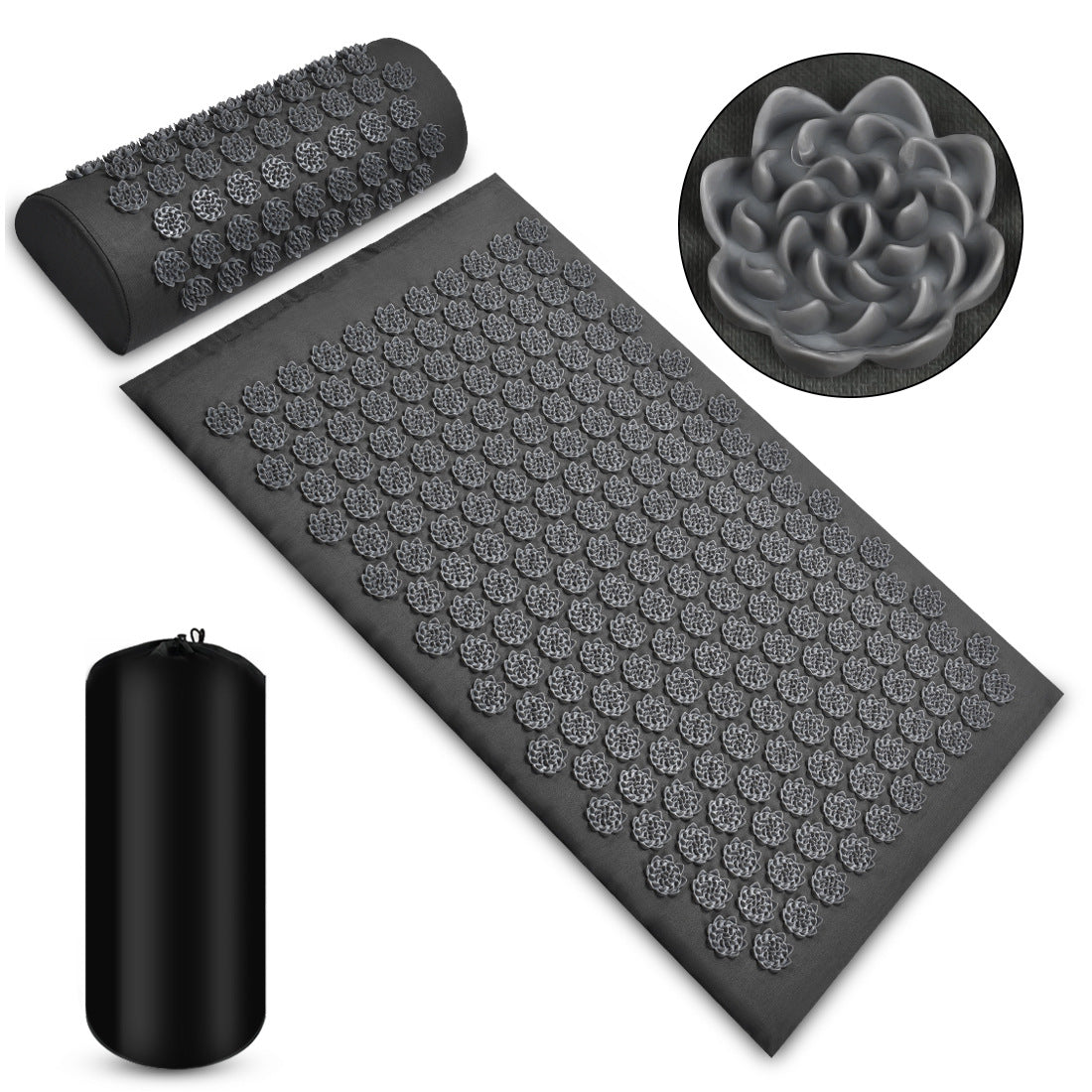 Acupressure Massage Mat & Pillow Set