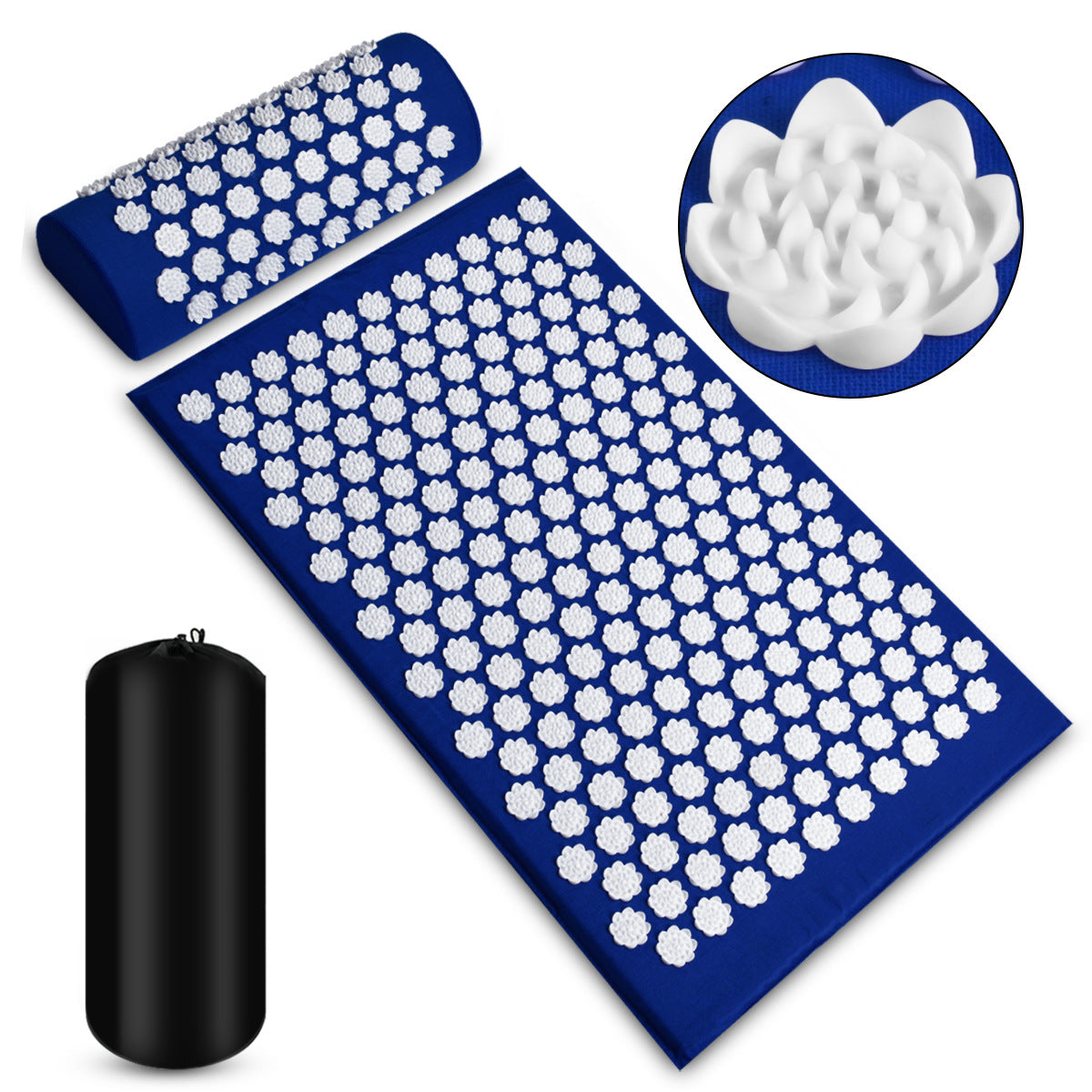 Acupressure Massage Mat & Pillow Set