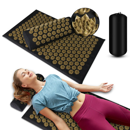 Acupressure Massage Mat & Pillow Set